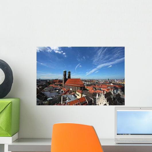 Munchen Cityscape City Bavaria Wall Decal