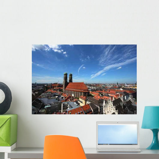 Munchen Cityscape City Bavaria Wall Decal