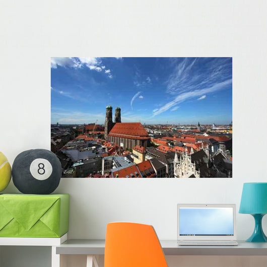 Munchen Cityscape City Bavaria Wall Decal