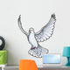 White Dove Wall Decal