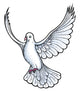 White Dove Wall Decal