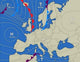 Wetterkarte Europa Wall Decal