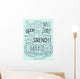 Lettering Bible Trust in the Lord will renew their strength... Wall Mural