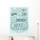 Lettering Bible Trust in the Lord will renew their strength... Wall Mural