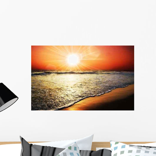 Sea Sunset Wall Decal Design 2