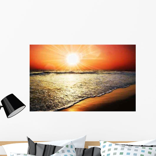 Sea Sunset Wall Decal Design 2