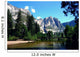 Yosemite fall and swinging bridge Wall Mural