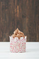 Homemade Birthday Cupcake On A Table. Copy Space. Wall Mural