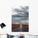 Empty Road Desert Area Wall Decal