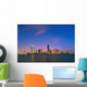 Miami Florida Skyline Long Wall Decal