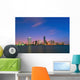 Miami Florida Skyline Long Wall Decal