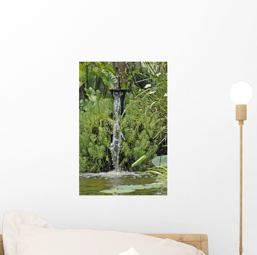 Old Fountain Wall Decal