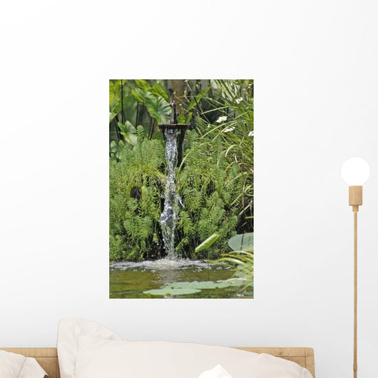 Old Fountain Wall Decal