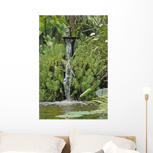 Old Fountain Wall Decal
