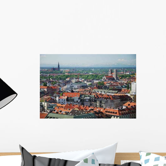 Over Munich Wall Decal