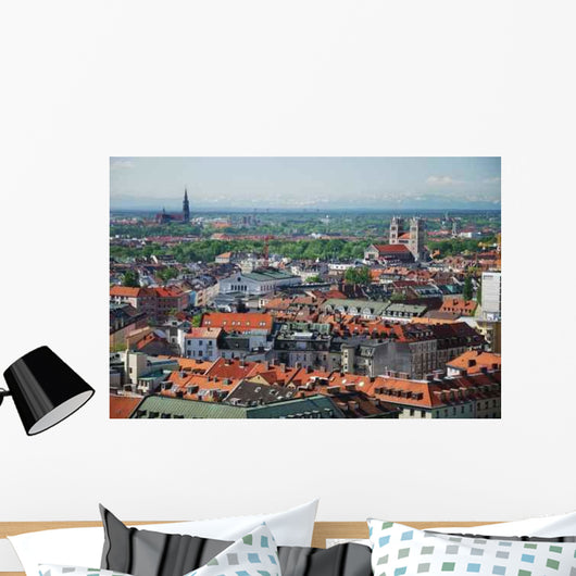 Over Munich Wall Decal