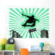 Skateboarder Wall Mural