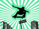 Skateboarder Wall Mural