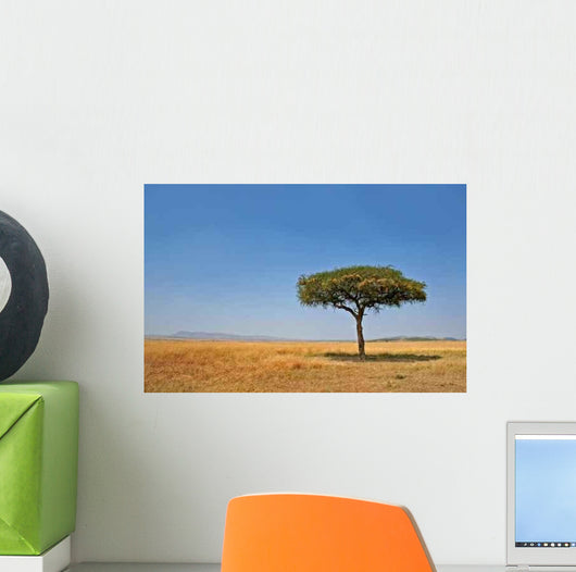 Landschaft Mit Baum Wall Decal