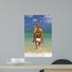 Beautiful Young Blond Woman in a Bikini Wall Mural