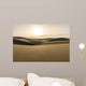 Sunrise in Desert - beautiful landscape with sand dunes Wall Mural
