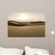 Sunrise in Desert - beautiful landscape with sand dunes Wall Mural