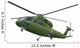air force helicopter Wall Decal
