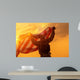 Soldier Celebrating Victory Wall Mural
