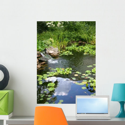 Homemade Pond Wall Decal Design 1