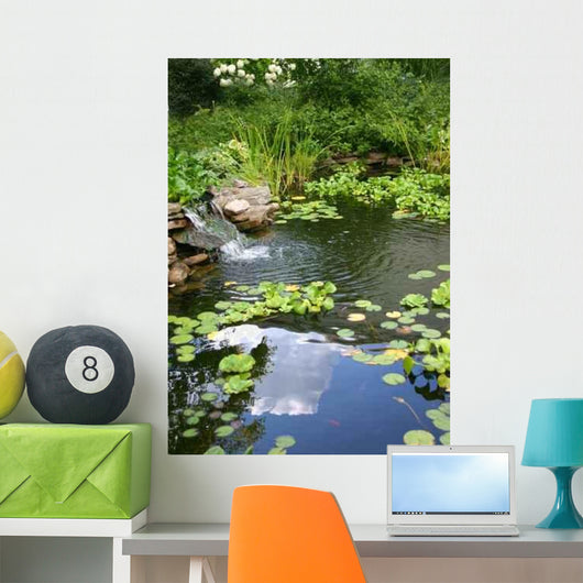 Homemade Pond Wall Decal Design 1