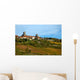 Village Burgundy Wall Decal