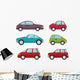 Classic Cars Design Wall Decal Sticker Set