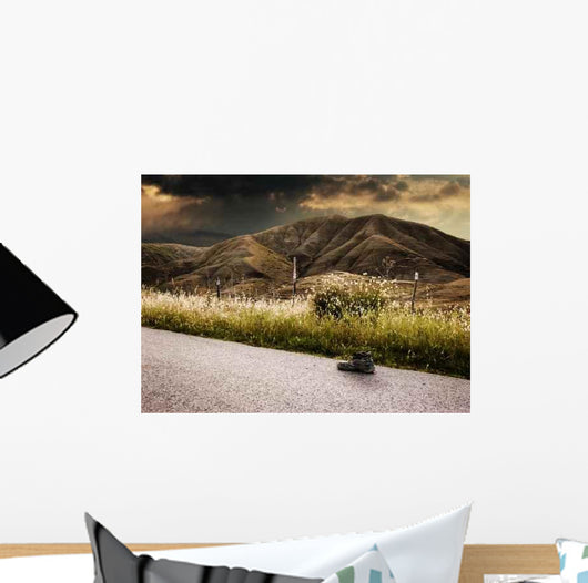 Landscape Stormy One Shoe Wall Decal