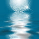 Reflection of Moon on Water Wall Mural