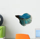 Blue Siamese Fighting Fish Wall Decal