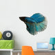 Blue Siamese Fighting Fish Wall Decal