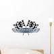 Winner Checkered  Flags Wall Decal
