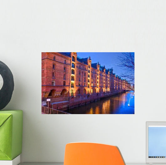 Speicherstadt Hamburg Wall Decal