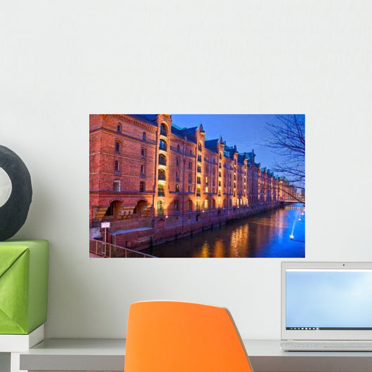 Speicherstadt Hamburg Wall Decal
