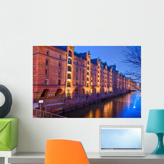 Speicherstadt Hamburg Wall Decal