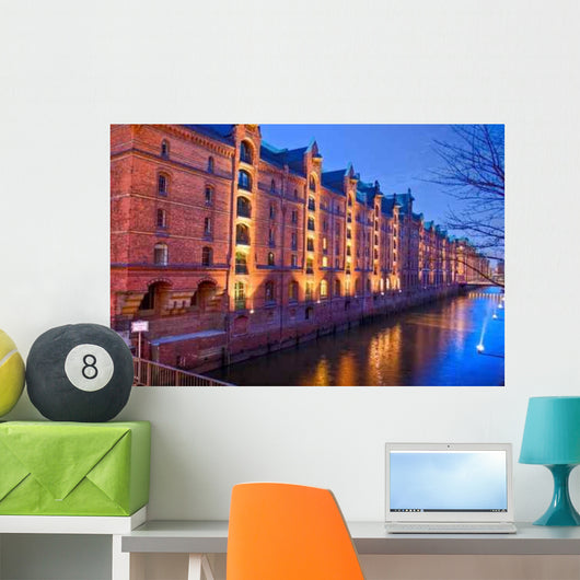 Speicherstadt Hamburg Wall Decal