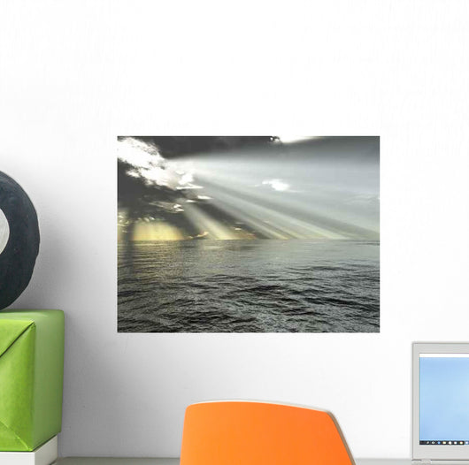 Rays Light and Ocean Wall Decal