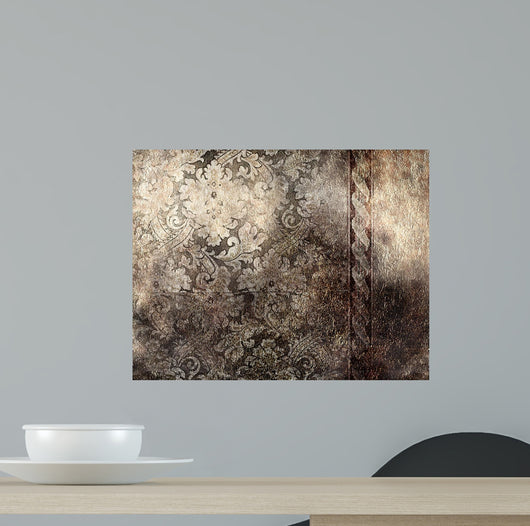 Decorative Silver Background Wall Mural