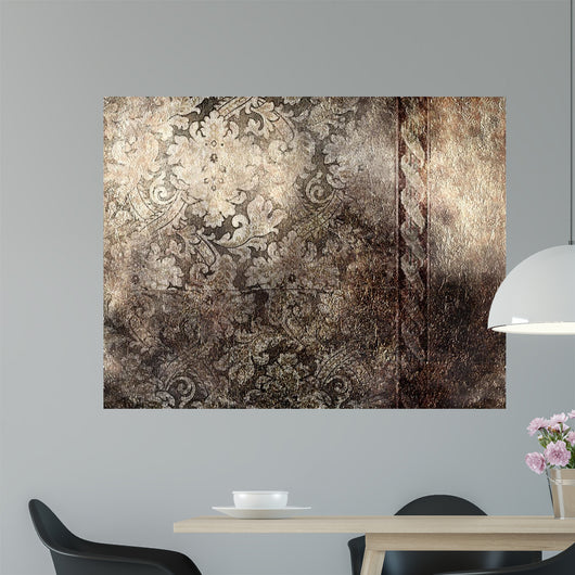 Decorative Silver Background Wall Mural
