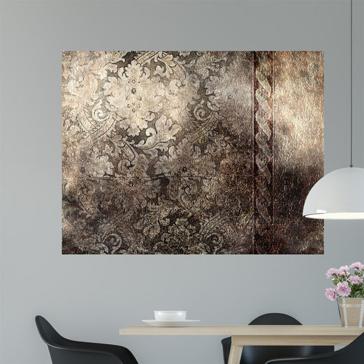 Decorative Silver Background Wall Mural