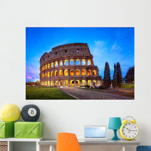 Kolosseum Rom Bei Nacht Wall Decal