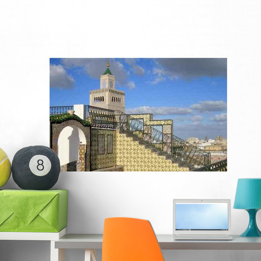 Mosque Tunis Wall Decal
