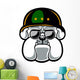 Bulldog Army Mascot Wall Decal