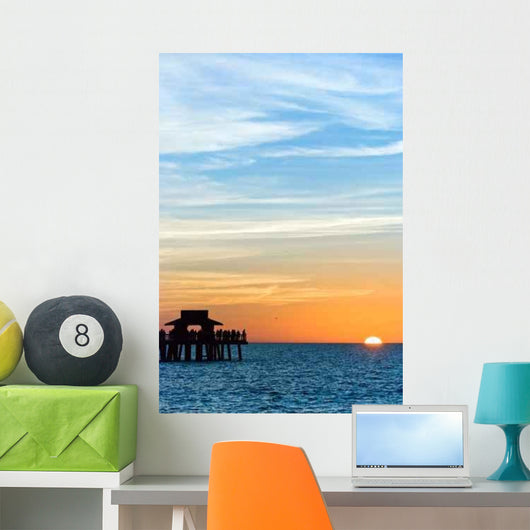 Sunset Naples Wall Decal