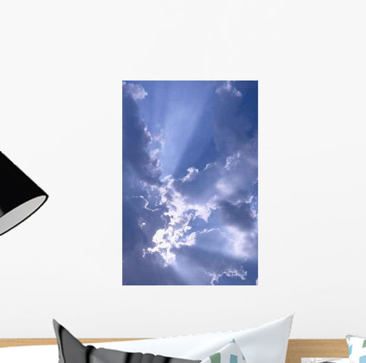 Sun Rays Wall Decal Design 1